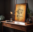 High-speed grid Camera Patent Poster - Technical vintage print, cinema wall art, cinephile gift, motion picture history decor (US2653507-6)