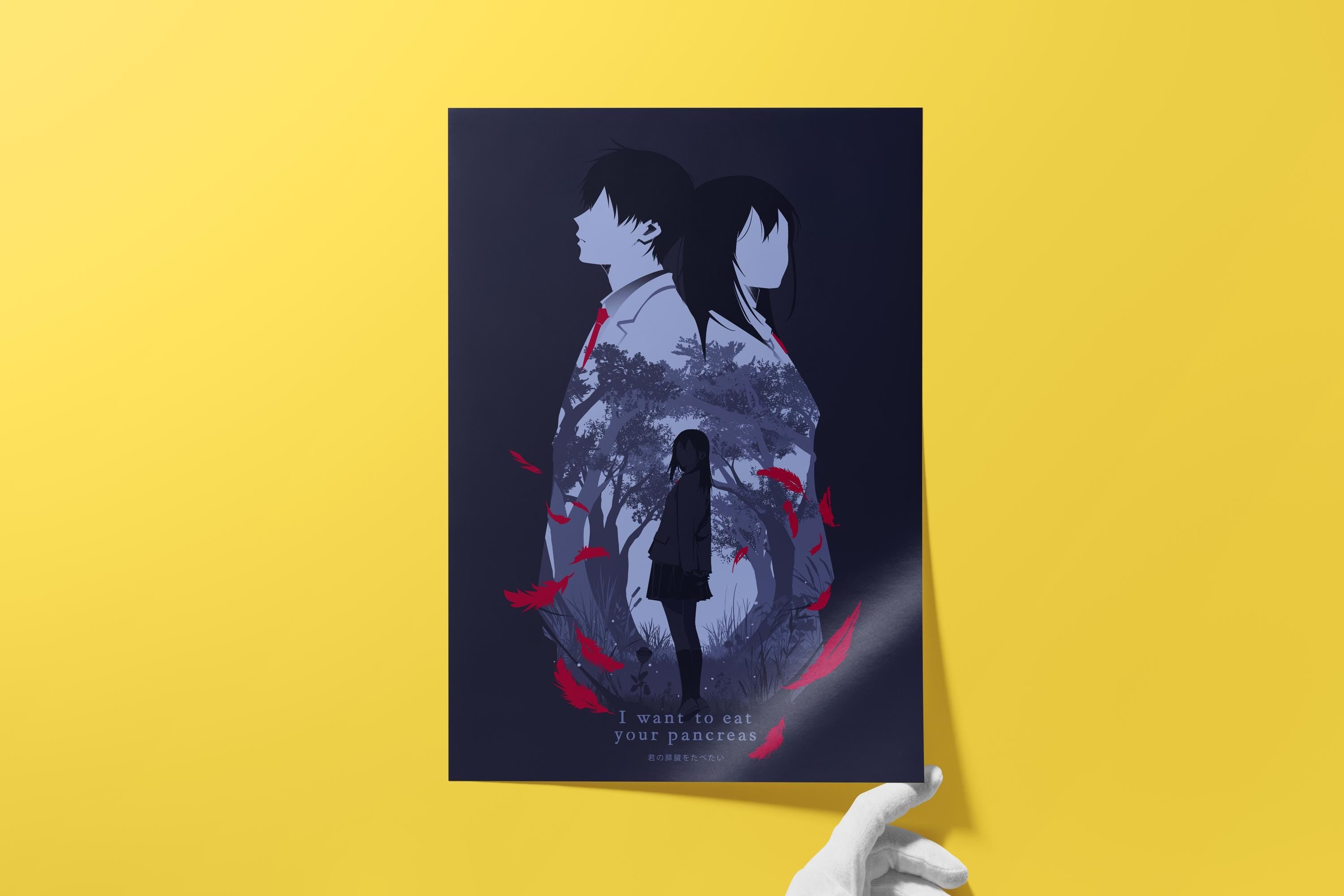 I Want to Eat Your Pancreas Poster - Sentimental Anime Wall Art, Romantic Print, Gift for Otaku
