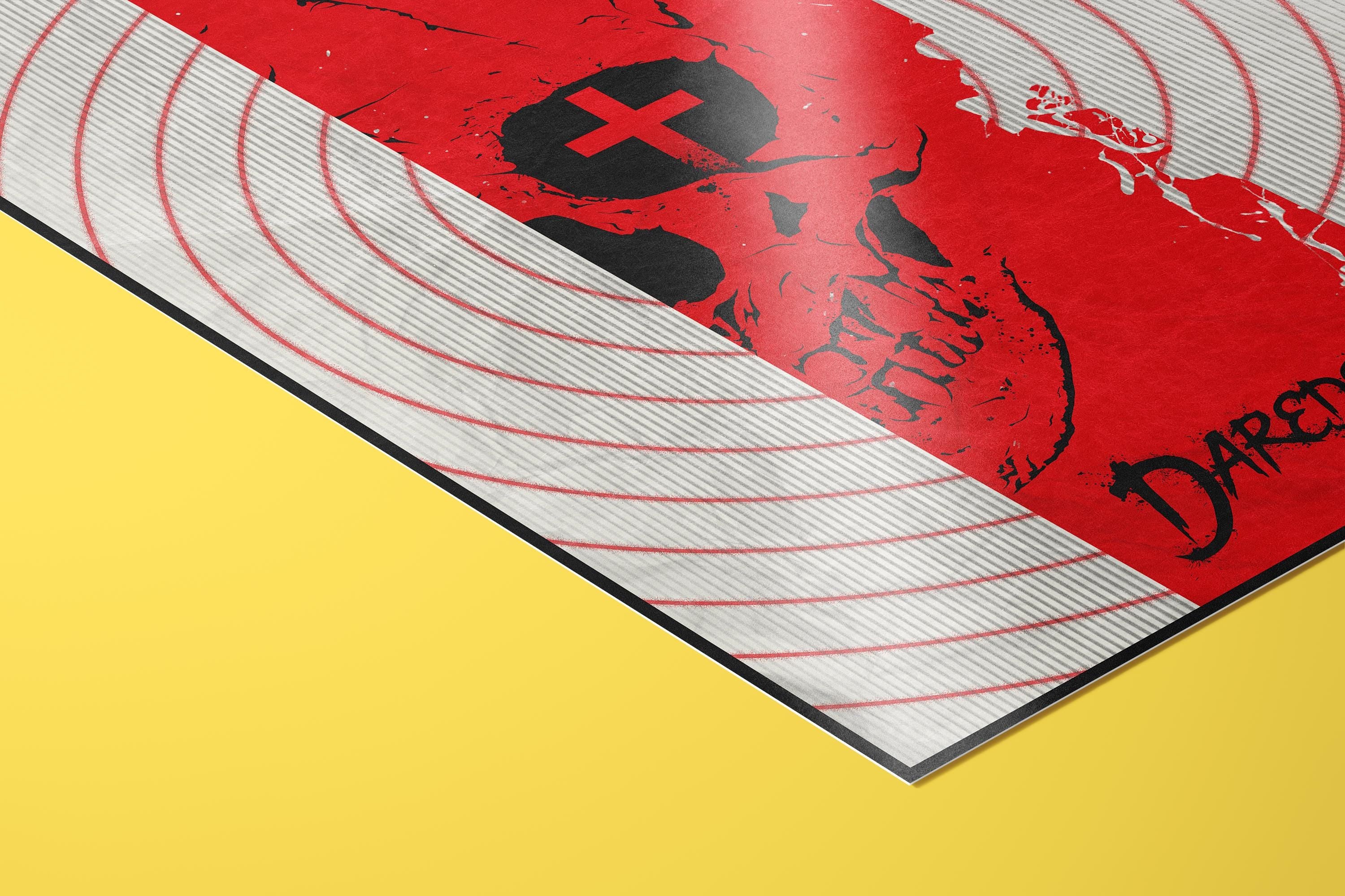 Marvel's Daredevil TV Show Poster - Matt Murdock Devil Print, Hell's Kitchen Superhero Decor, Comic Fan Gift