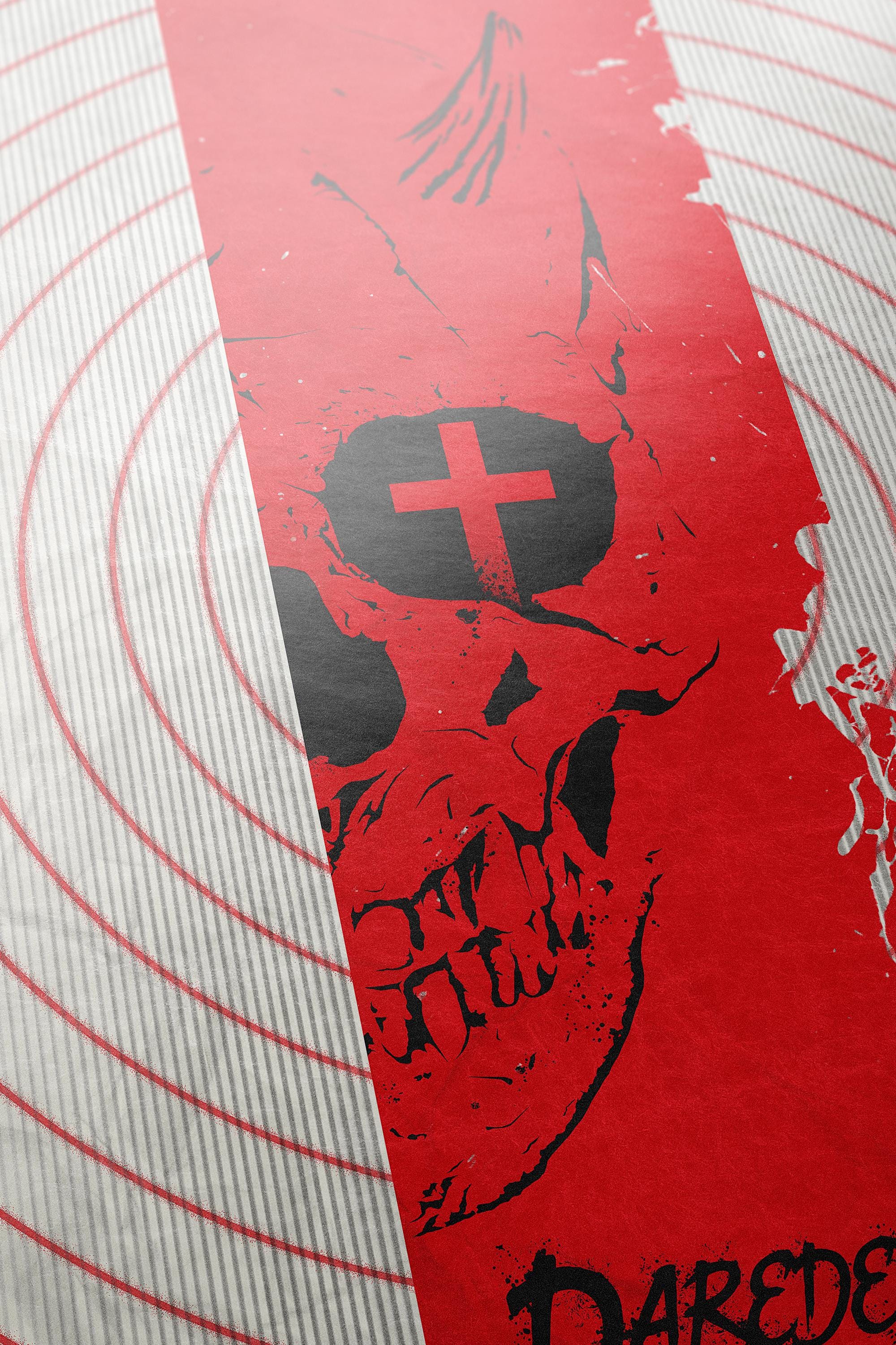 Marvel's Daredevil TV Show Poster - Matt Murdock Devil Print, Hell's Kitchen Superhero Decor, Comic Fan Gift