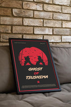 Ghost of Tsushima Poster - Samurai Action Game Art Print, Epic Gamer Wall Decor, Gift Idea for Video Game Fans
