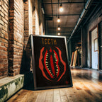 Teeth Horror Comedy Movie Poster - Body Horror Cult Print, Indie Cinema Decor, B Movie Fan Gift Idea