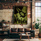 Naked Lunch Cult Movie Poster - Cronenberg Surrealist Art Print, Burroughs Cinema Decor, Experimental Fan Gift