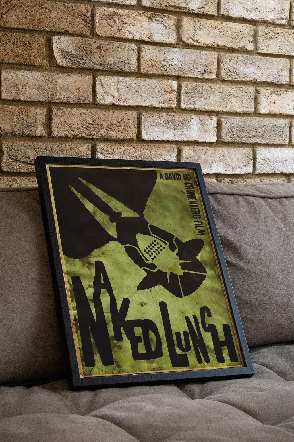 Naked Lunch Cult Movie Poster - Cronenberg Surrealist Art Print, Burroughs Cinema Decor, Experimental Fan Gift