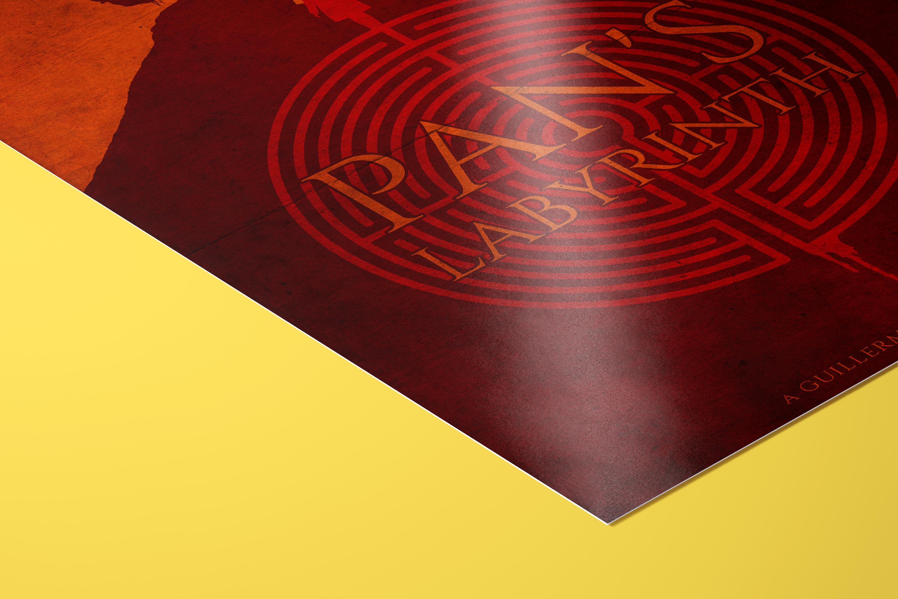 Pan's Labyrinth Movie Poster - Dark Fantasy Art Print, Guillermo Del Toro Film Decor, Spanish Cinema Gift Idea