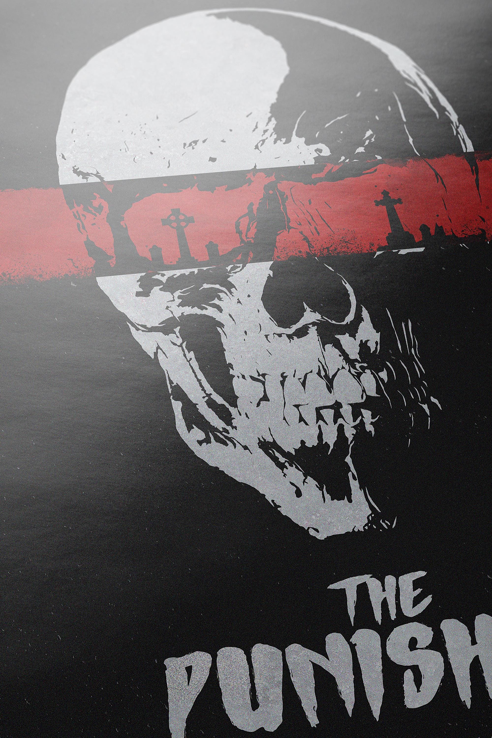 Marvel's The Punisher TV Show Poster - Frank Castle Vigilante Print, Dark Comic Wall Art, Marvel Fan Gift Idea