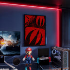 Mass Effect 3 Video Game Poster - Shepard Sci Fi Art Print, Epic Gaming Room Decor, RPG Fan Gift Idea