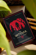 The Witcher 3 Poster - Wild Hunt Art Print, Fantasy Game Decor, RPG Gaming Poster, Gift for Gamer Room Setup
