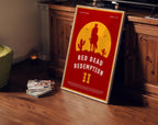 Red Dead Redemption 2 Poster - Western Video Game Print, Rockstar Gamer Decor, Gift for Cowboy Gaming Room