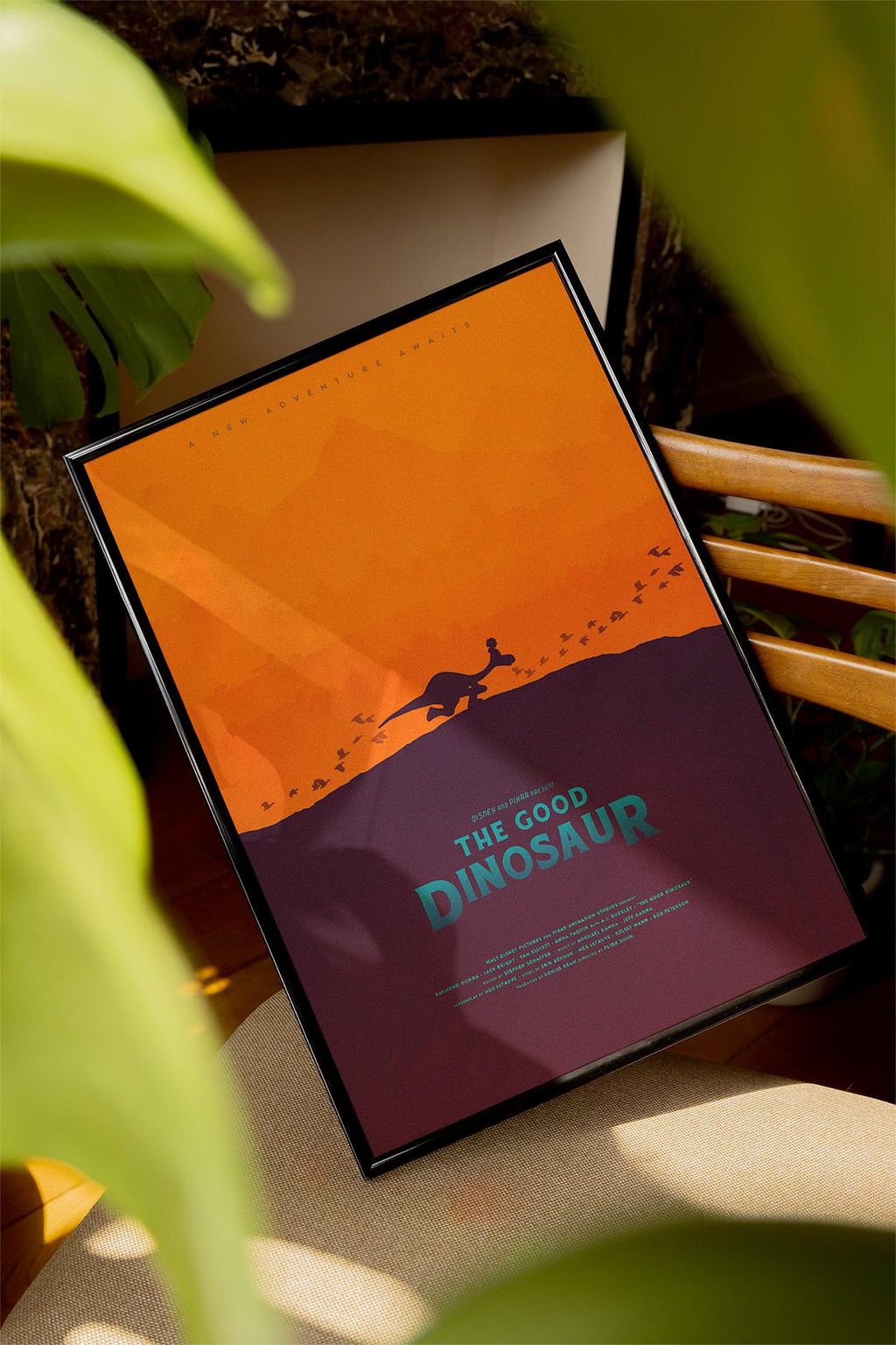 The Good Dinosaur Movie Poster - Pixar Wall Art Print, Animated Film Poster, Kids Room Decor, Disney Gift Idea for Fans