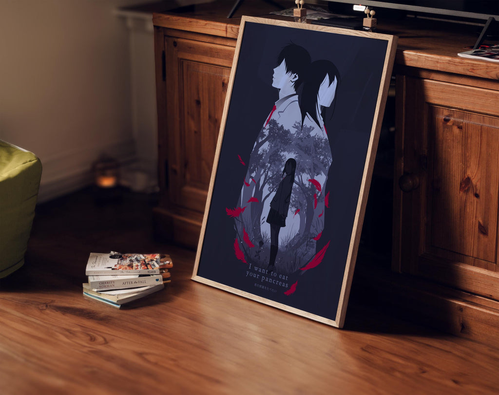 I Want to Eat Your Pancreas Poster - Sentimental Anime Wall Art, Romantic Print, Gift for Otaku