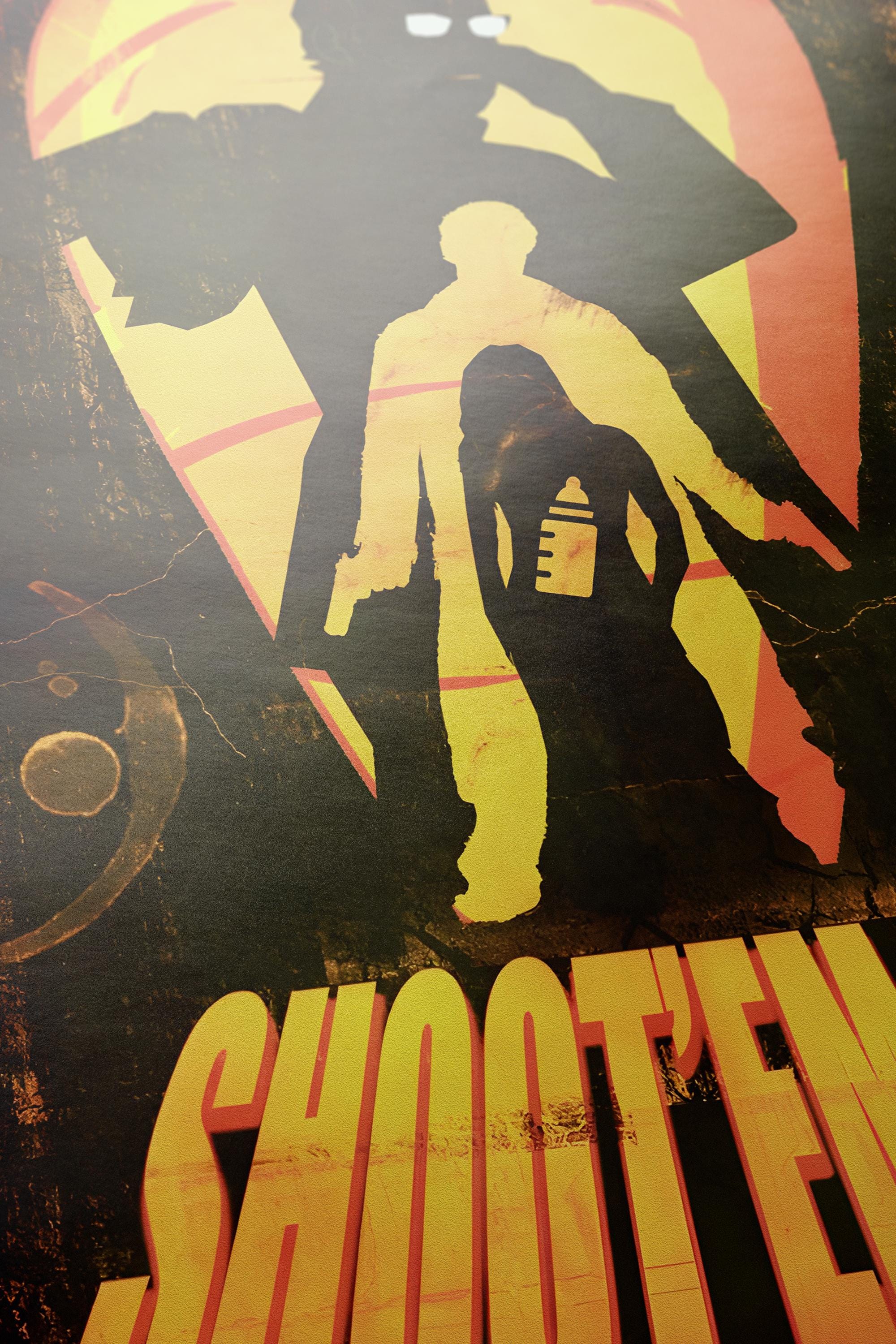 Shoot 'Em Up Movie Poster - Action Film Wall Art, Gunfight Cinema Print, Pulp Style Decor, Gift Idea for Adrenaline Junkies