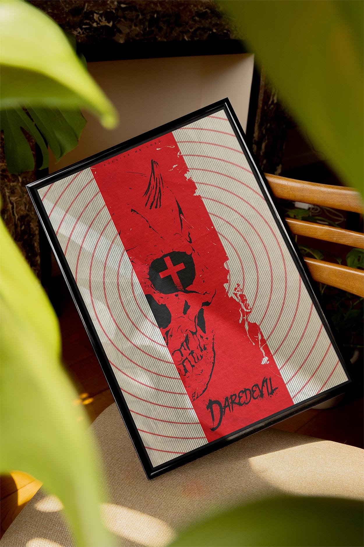 Marvel's Daredevil TV Show Poster - Matt Murdock Devil Print, Hell's Kitchen Superhero Decor, Comic Fan Gift