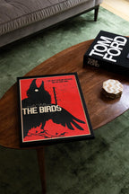 The Birds Alfred Hitchcock Movie Poster - Nature Thriller Art Print, Classic Cinema Decor, Suspense Fan Gift Idea