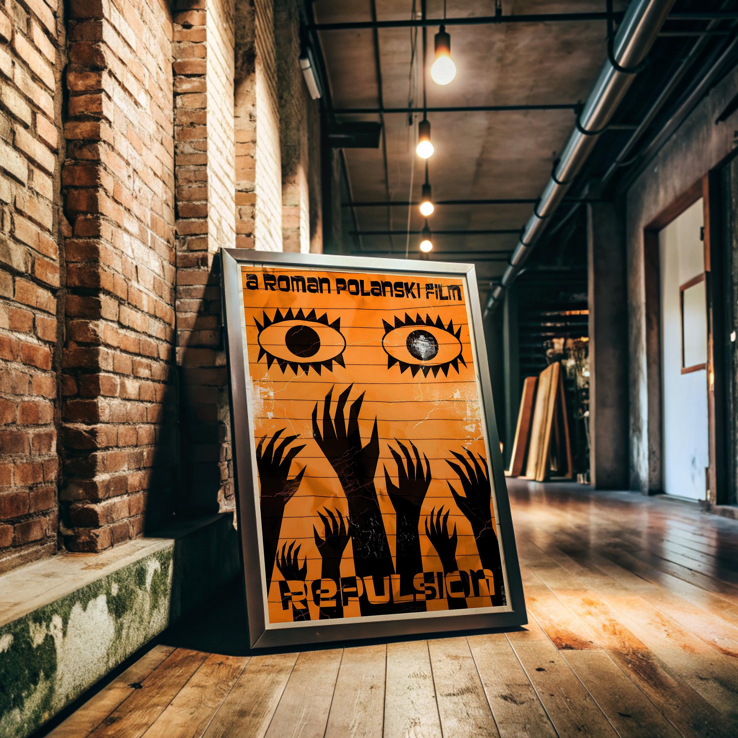 Repulsion Cult Movie Poster - Psychological Horror Print, Roman Polanski Film Decor, Vintage Thriller Gift Idea