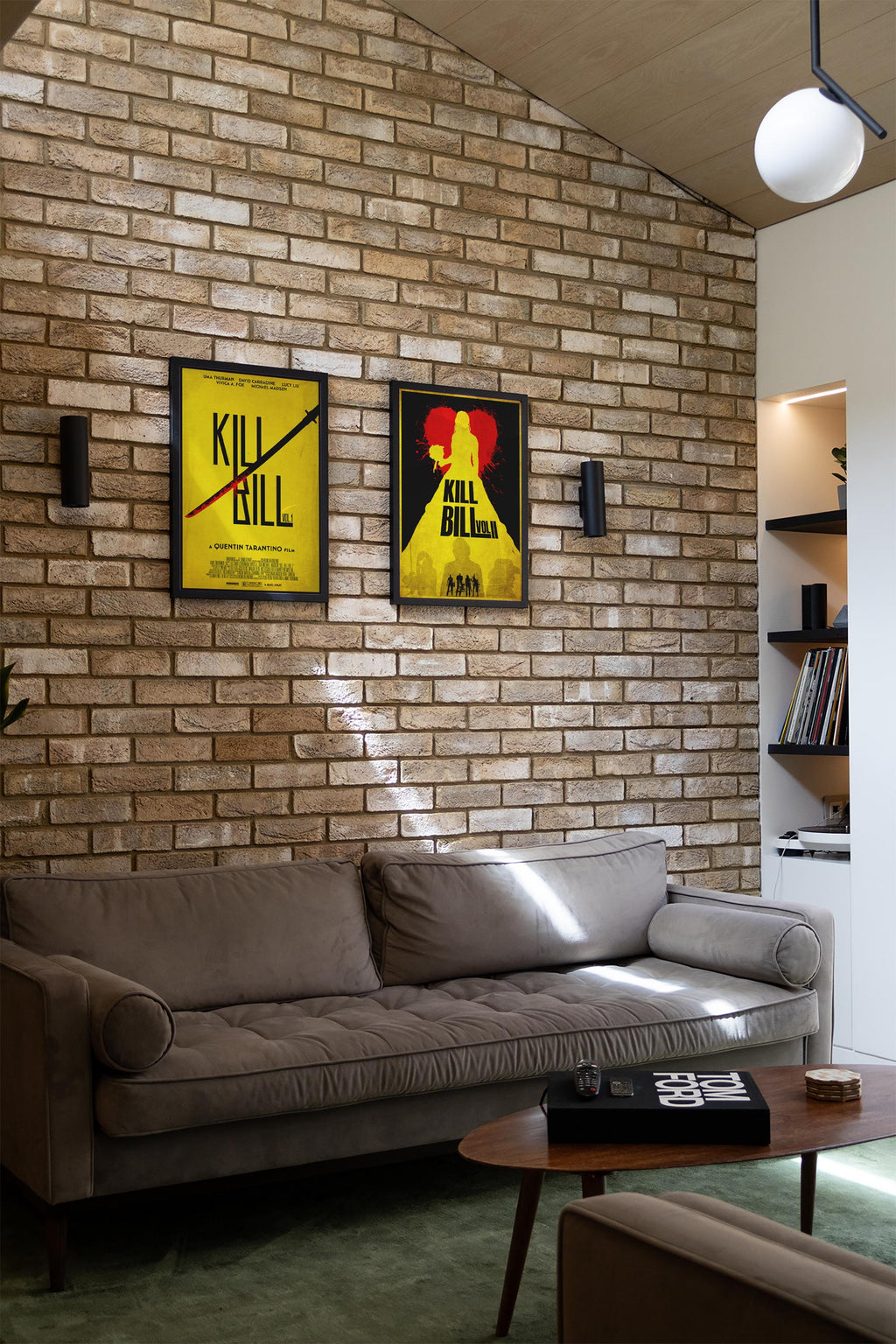 Kill Bill Vol 1 & 2 Movie Poster Set - Complete Tarantino Saga Print, Action Revenge Film Decor, Cult Fan Gift