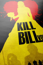Kill Bill Vol 1 & 2 Movie Poster Set - Complete Tarantino Saga Print, Action Revenge Film Decor, Cult Fan Gift