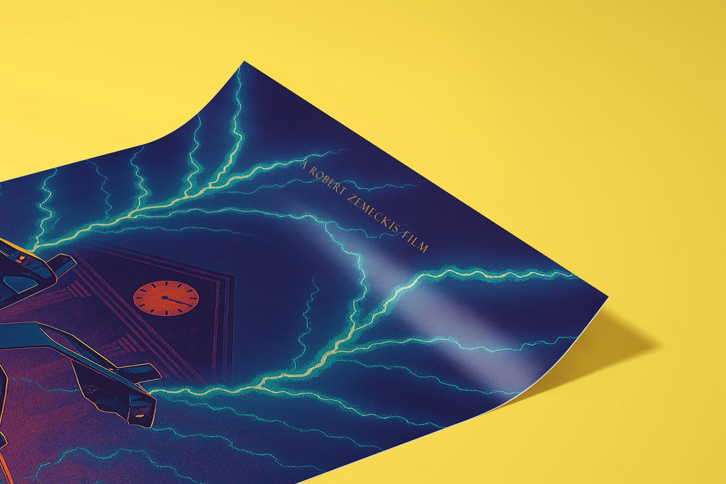 Back to the Future Cult Movie Poster - 80s Sci-Fi Print, Zemeckis Cinema Decor, Classic Film Fan Gift