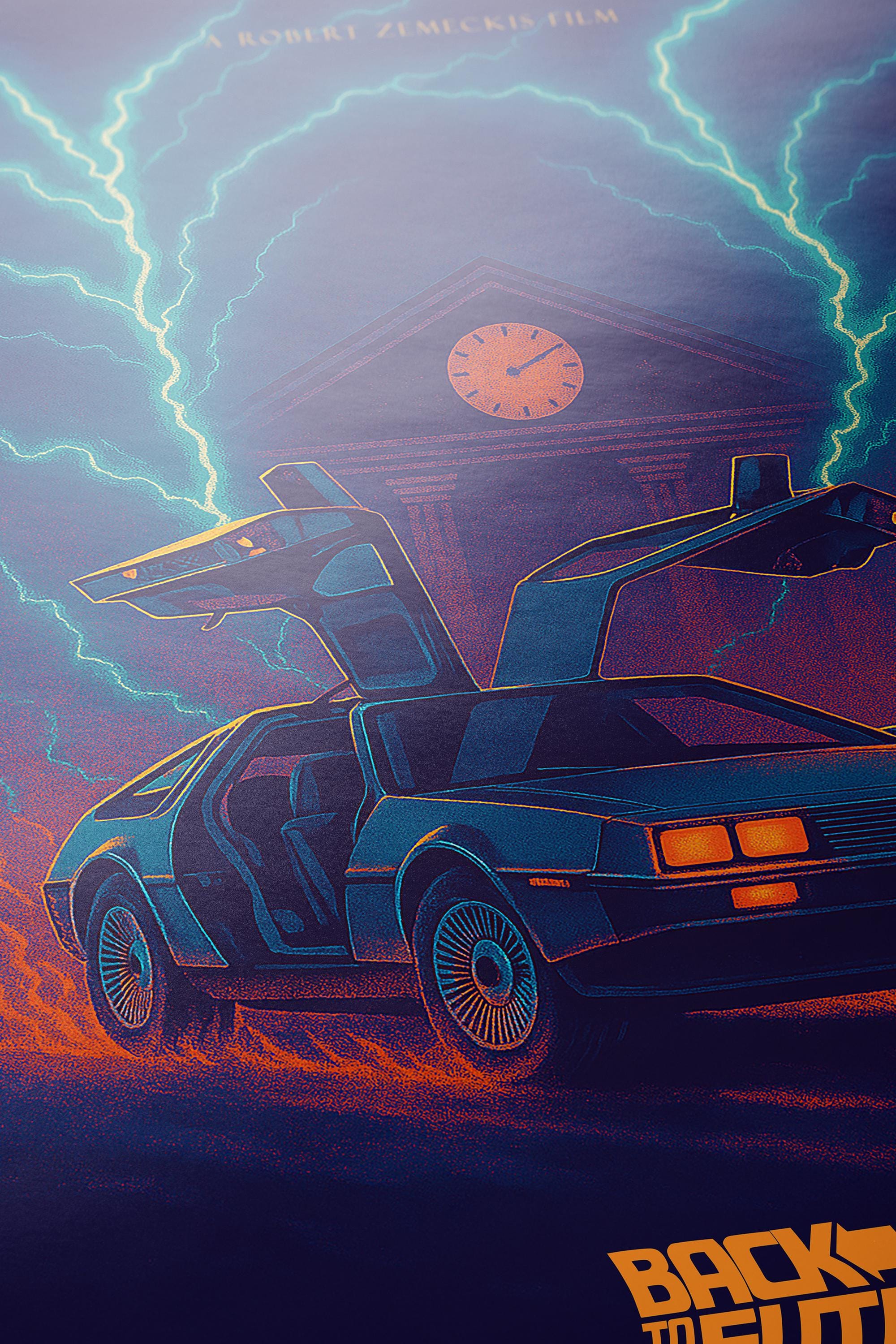 Back to the Future Cult Movie Poster - 80s Sci-Fi Print, Zemeckis Cinema Decor, Classic Film Fan Gift