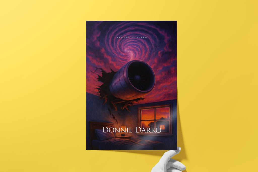 Donnie Darko Cult Movie Poster - Psychological Thriller Print, Indie Cinema Decor, 2000s Fan Gift Idea