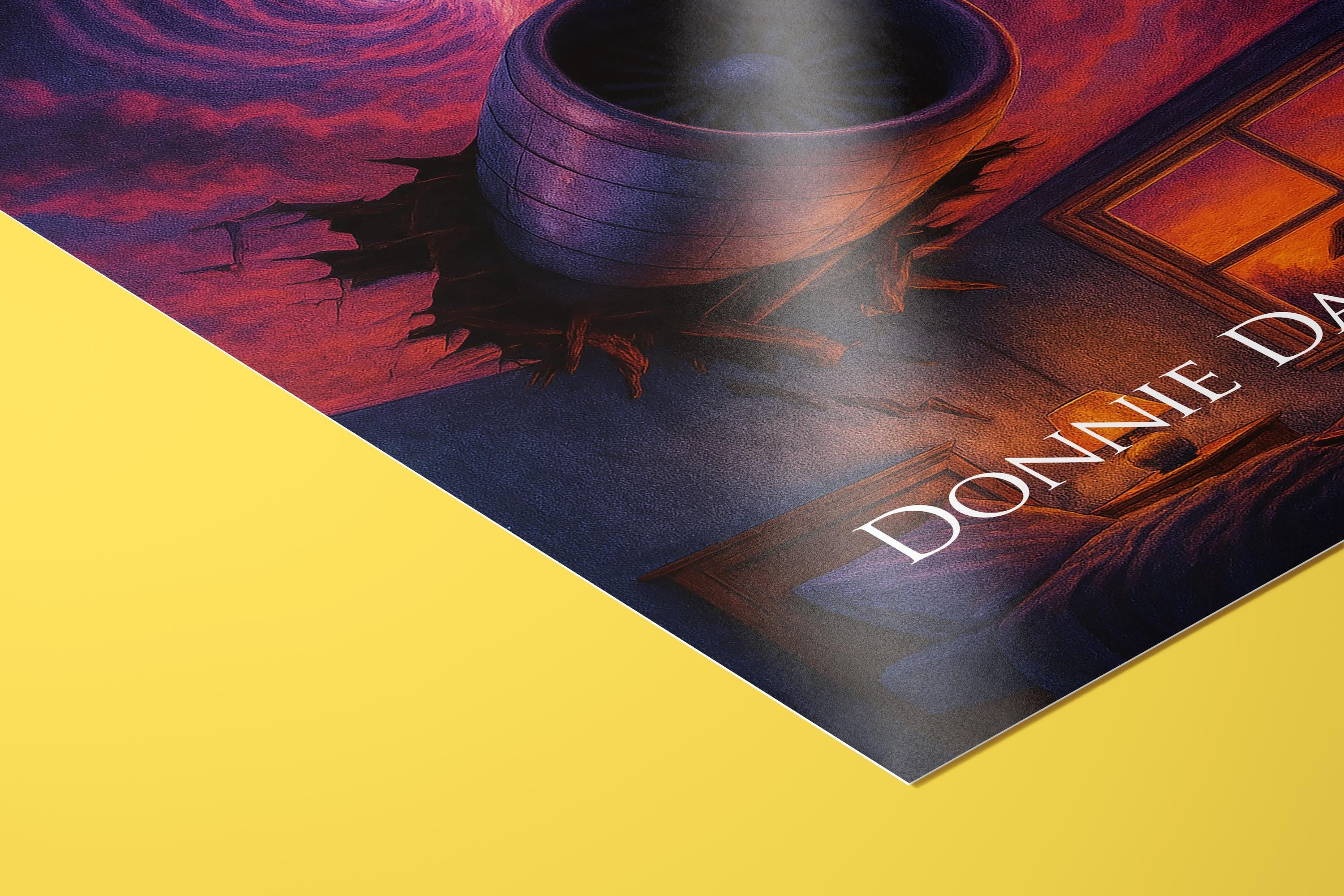 Donnie Darko Cult Movie Poster - Psychological Thriller Print, Indie Cinema Decor, 2000s Fan Gift Idea