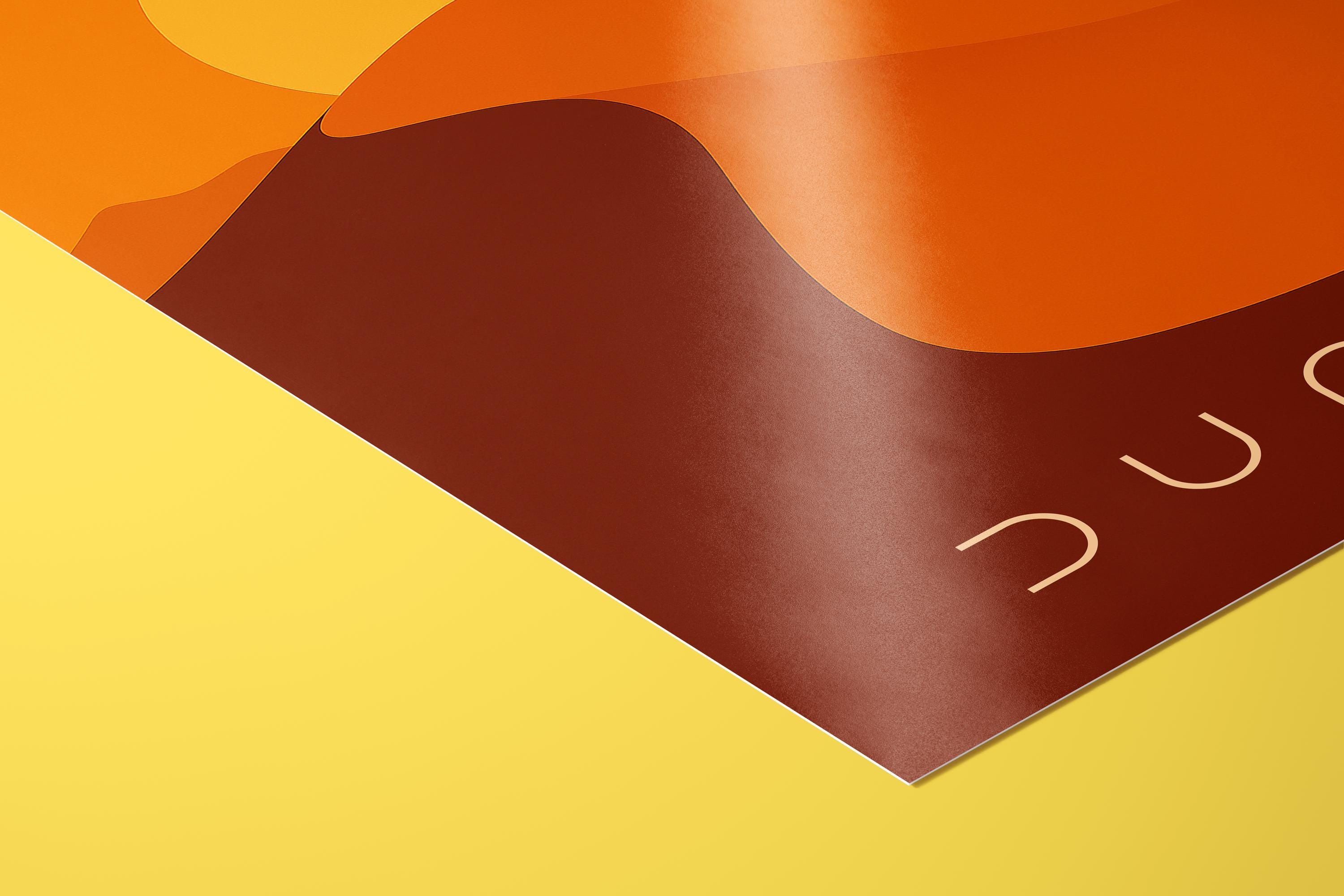 Dune Minimalist Movie Poster - Sci Fi Design Print, Simple Arrakis Decor, Modern Style Fan Gift