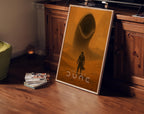 Dune Sci-Fi Movie Poster - Arrakis Epic Villeneuve Print, Sci-Fi Cinema Decor, Paul Atreides Fan Gift Idea