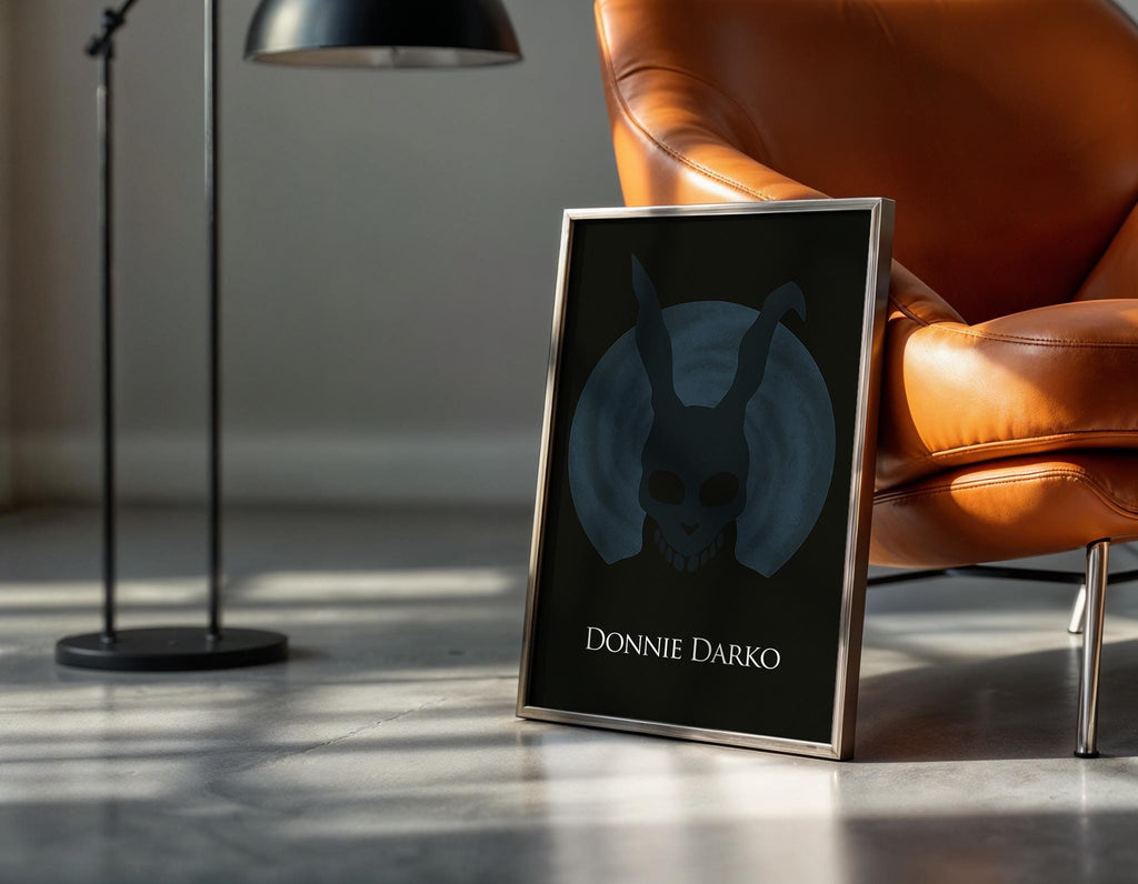 Donnie Darko Minimalist Poster - Cult Film Design Print, Simple Movie Decor, Psychological Style Gift