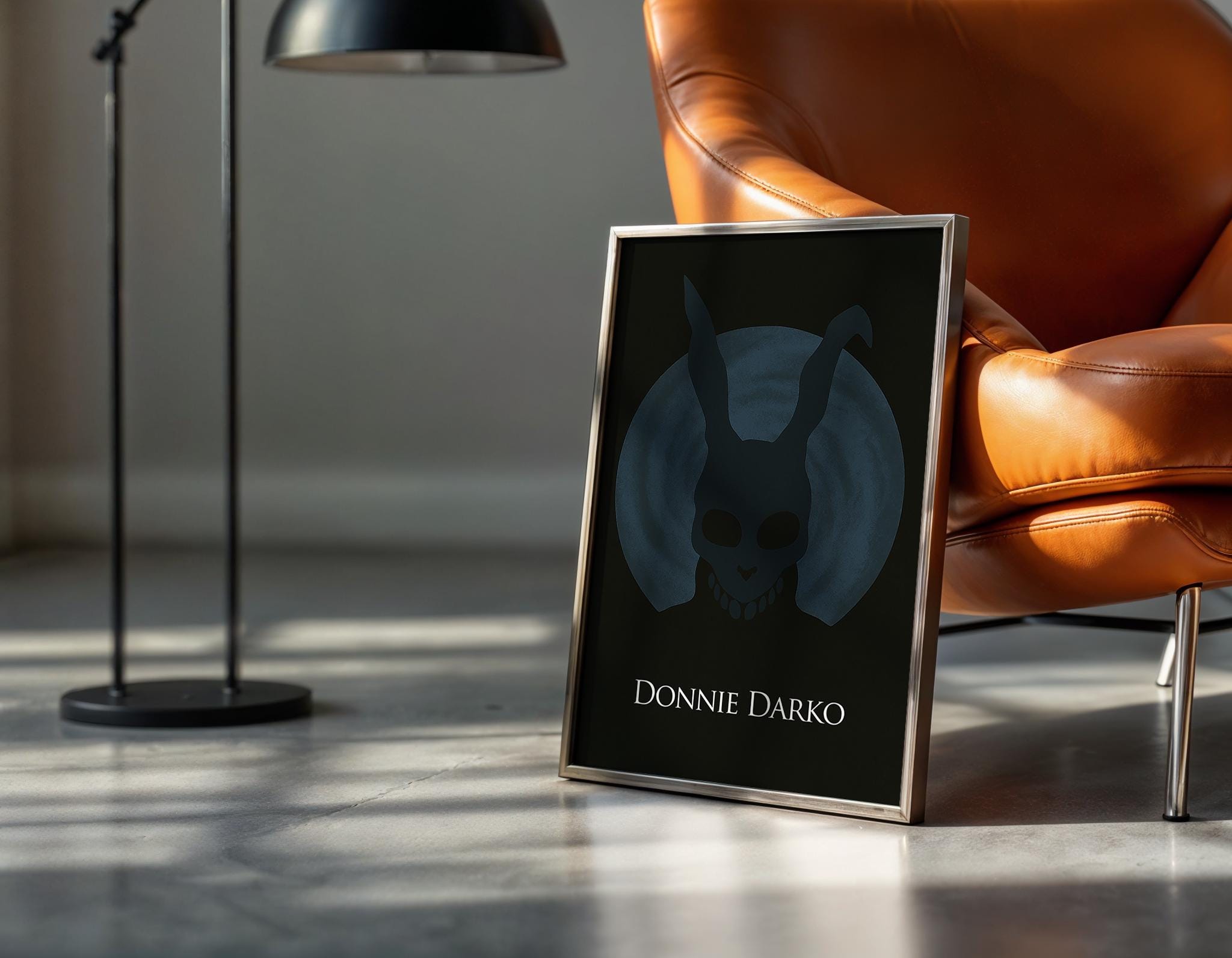 Donnie Darko Minimalist Poster - Cult Film Design Print, Simple Movie Decor, Psychological Style Gift