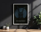 Donnie Darko Minimalist Poster - Cult Film Design Print, Simple Movie Decor, Psychological Style Gift