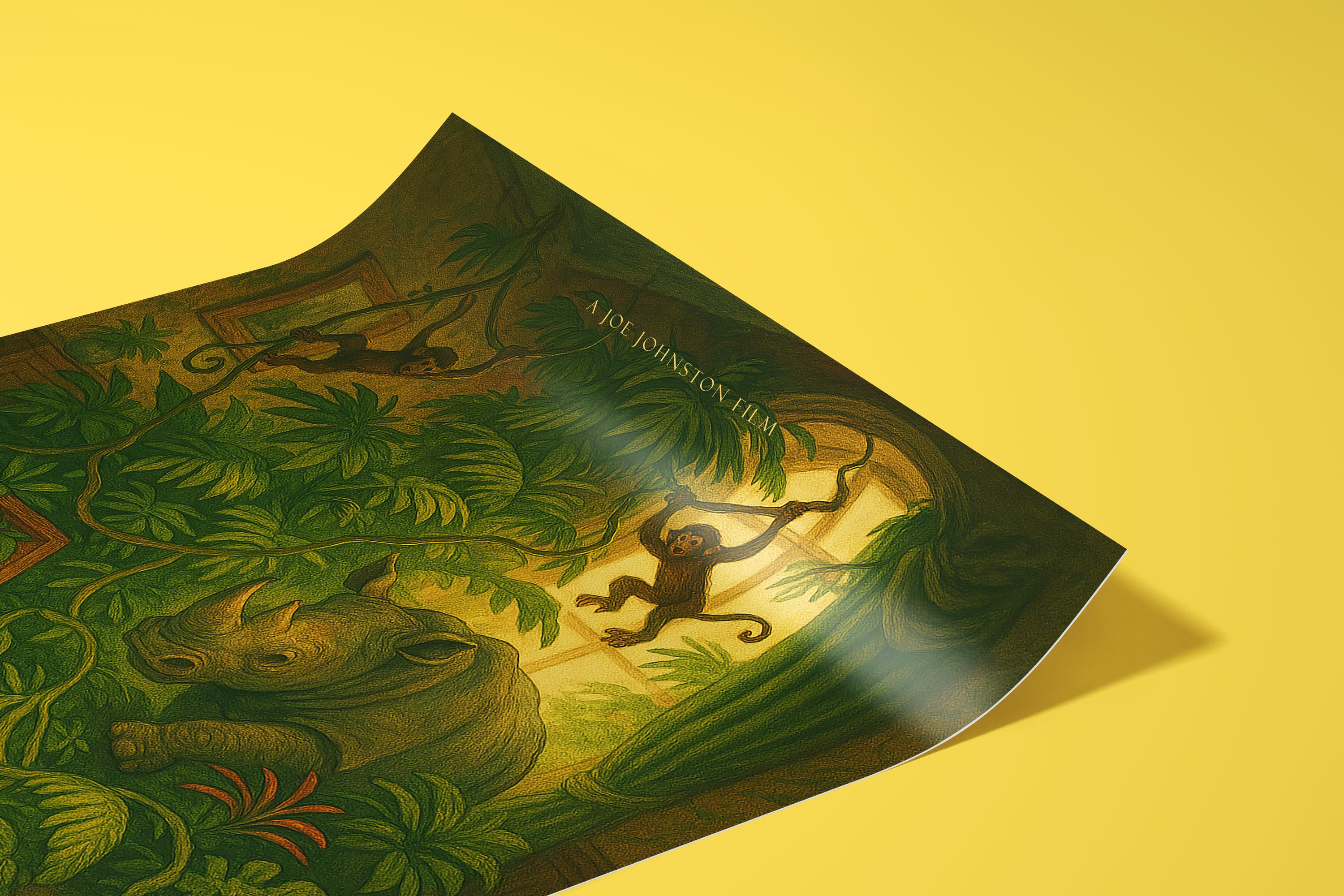 Jumanji 90s Cult Movie Poster - Fantasy Adventure Print, Family Cinema Decor, Robin Williams Fan Gift