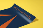Back to the Future Minimalist Poster - 80s Design Print, Simple Zemeckis Decor, Geek Style Gift Idea