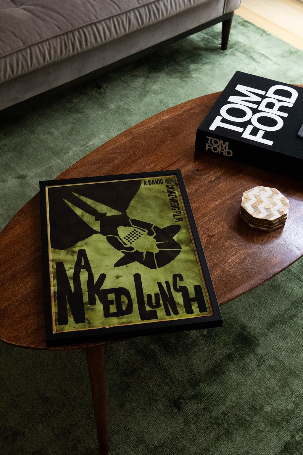 Naked Lunch Cult Movie Poster - Cronenberg Surrealist Art Print, Burroughs Cinema Decor, Experimental Fan Gift