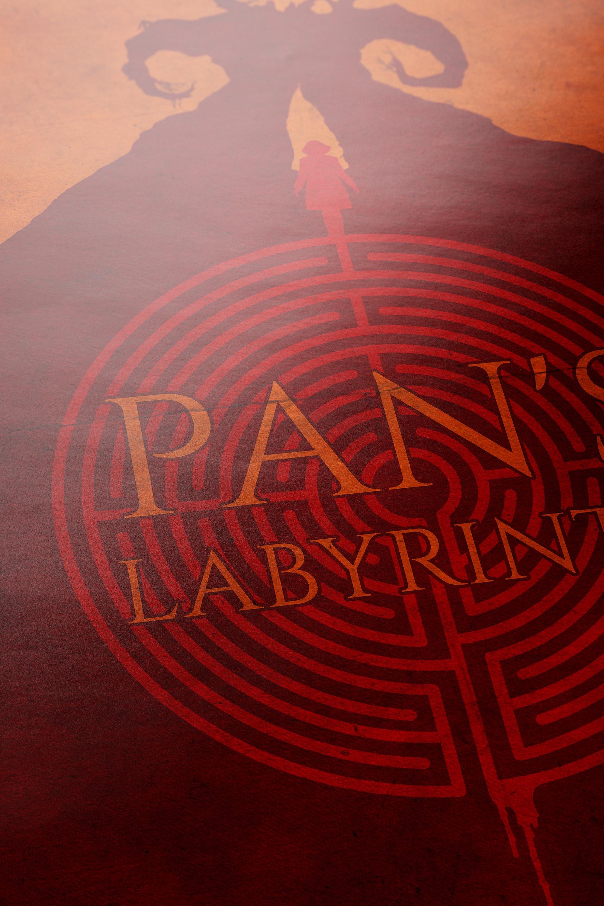 Pan's Labyrinth Movie Poster - Dark Fantasy Art Print, Guillermo Del Toro Film Decor, Spanish Cinema Gift Idea