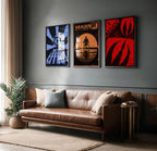 Mass Effect Trilogy Poster Set - Sci Fi Video Game Print, Shepard Saga Wall Decor, RPG Fan Gift Idea