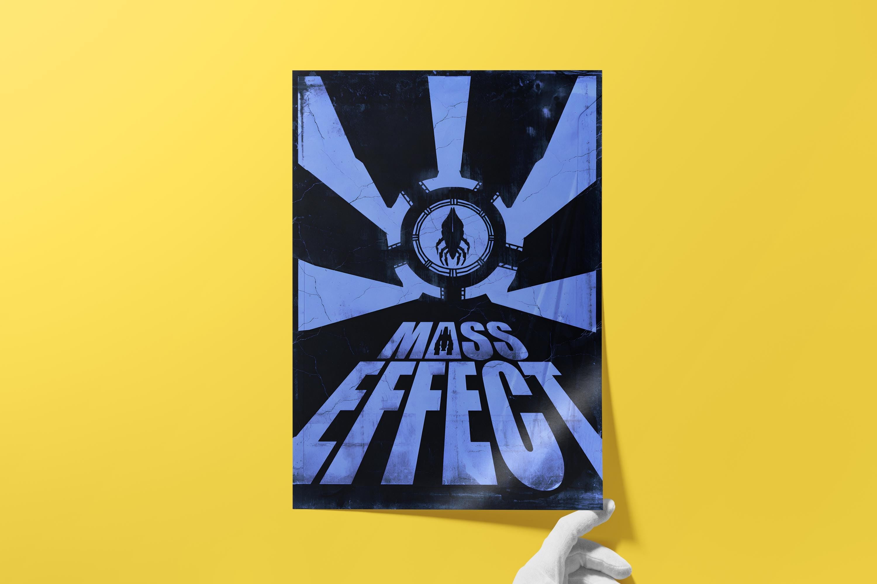 Mass Effect Trilogy Poster Set - Sci Fi Video Game Print, Shepard Saga Wall Decor, RPG Fan Gift Idea