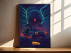 Back to the Future Cult Movie Poster - 80s Sci-Fi Print, Zemeckis Cinema Decor, Classic Film Fan Gift