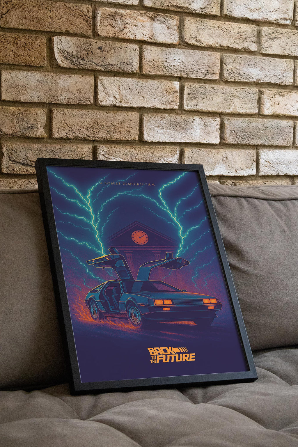 Back to the Future Cult Movie Poster - 80s Sci-Fi Print, Zemeckis Cinema Decor, Classic Film Fan Gift