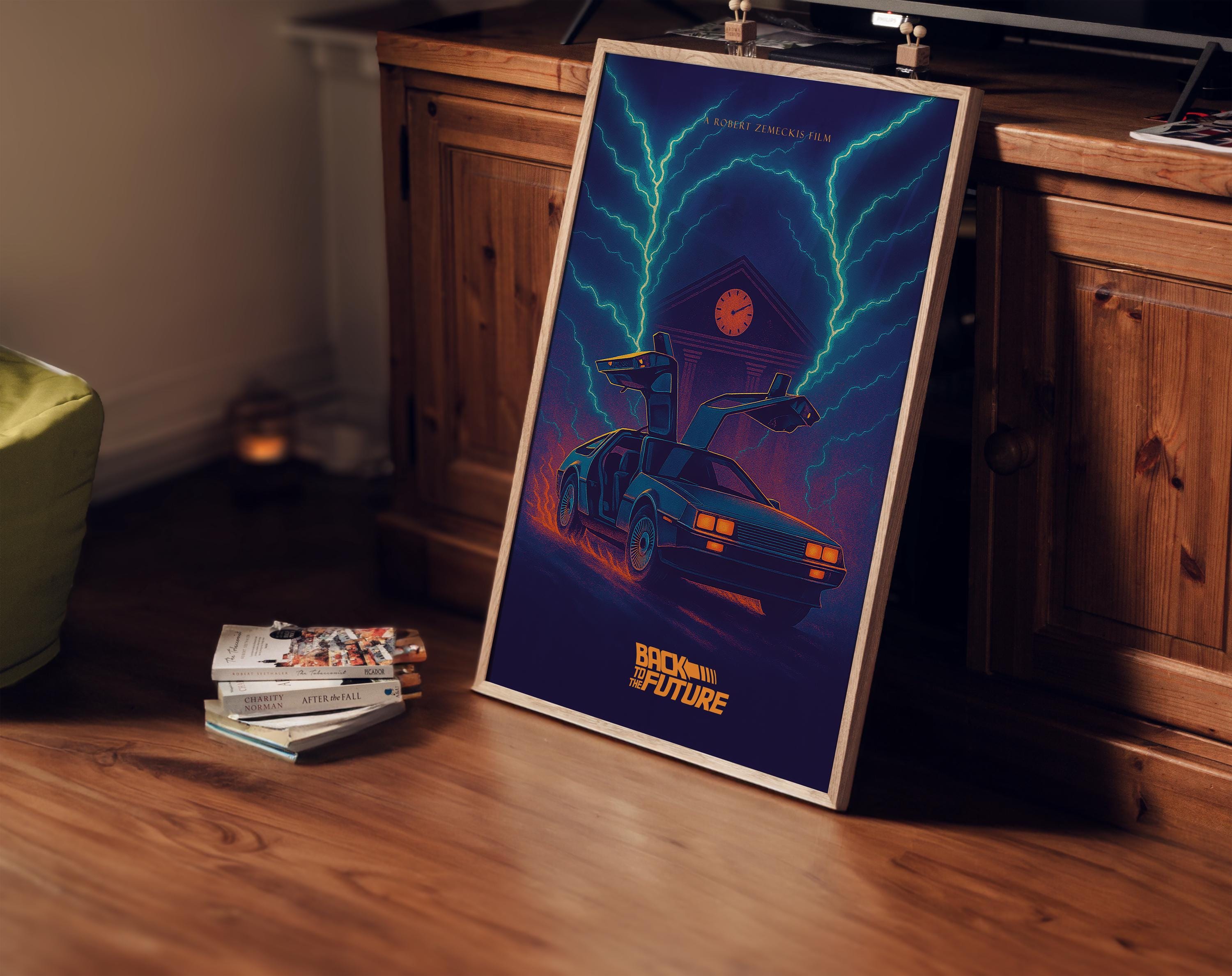Back to the Future Cult Movie Poster - 80s Sci-Fi Print, Zemeckis Cinema Decor, Classic Film Fan Gift