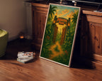 Jurassic Park Cult Movie Poster - Dinosaur Adventure Print, Spielberg Cinema Decor, 90s Fan Gift Idea
