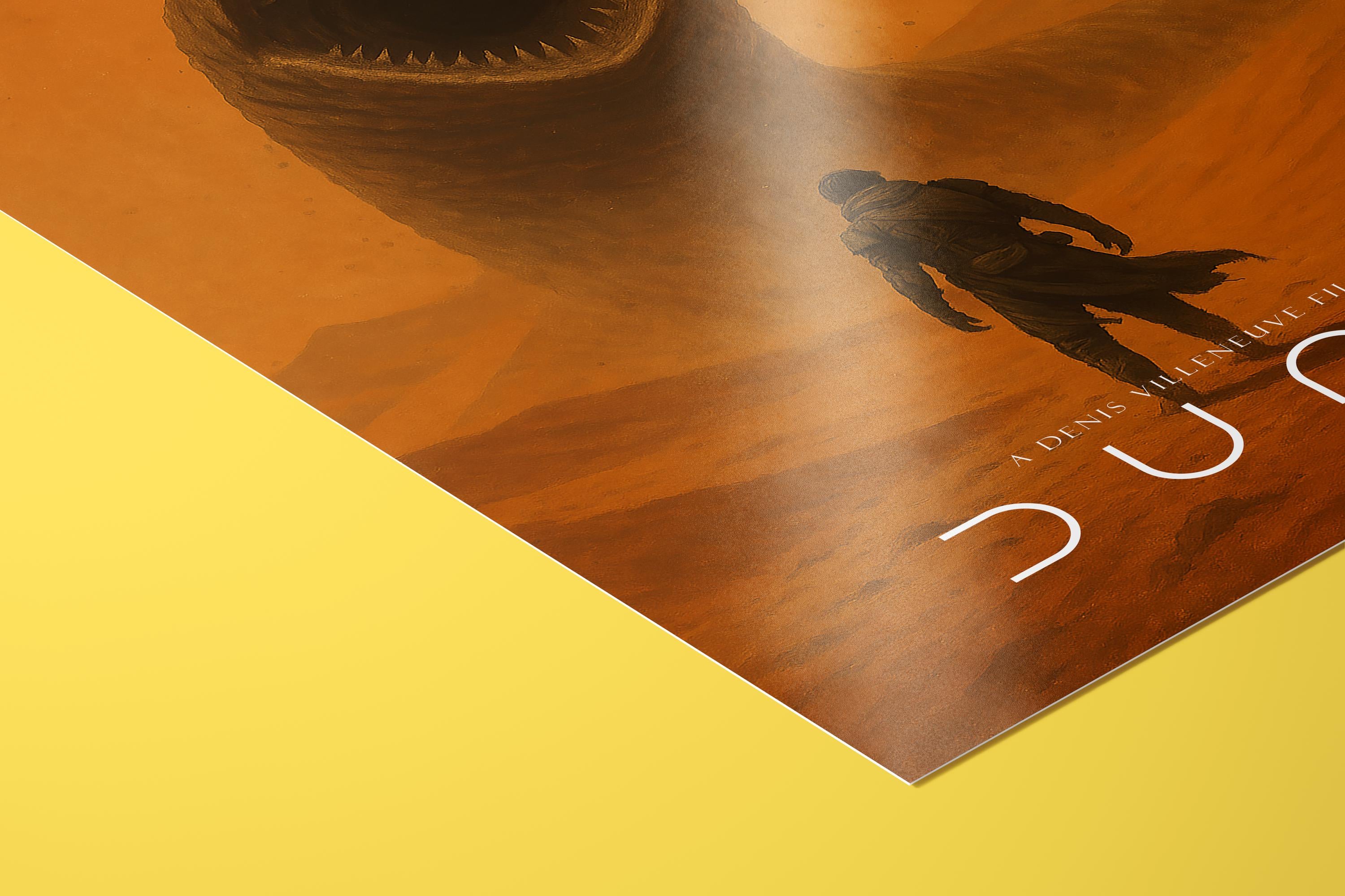 Dune Sci-Fi Movie Poster - Arrakis Epic Villeneuve Print, Sci-Fi Cinema Decor, Paul Atreides Fan Gift Idea
