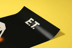 E.T. Minimalist Movie Poster - Spielberg Design Print, Simple Sci-Fi Decor, 80s Style Gift Idea