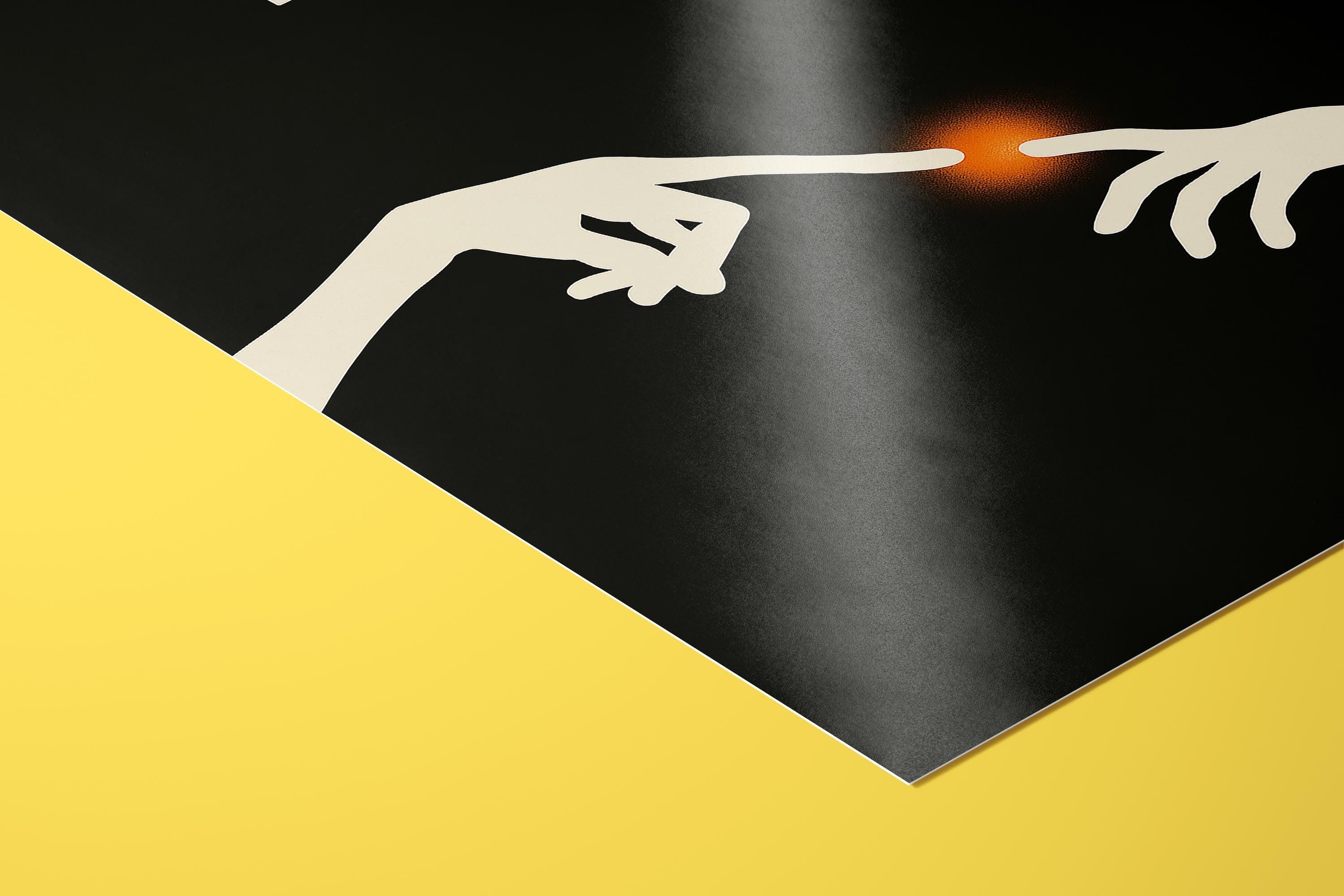 E.T. Minimalist Movie Poster - Spielberg Design Print, Simple Sci-Fi Decor, 80s Style Gift Idea