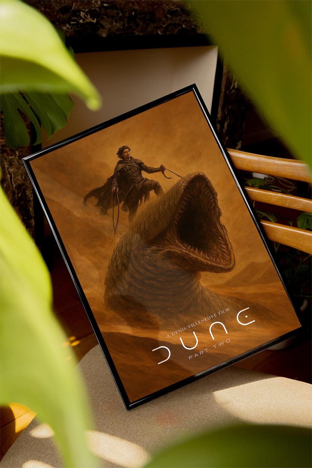 Dune Part Two Movie Poster - Epic Sci Fi Film Print, Villeneuve Cinema Decor, Arrakis Fan Gift Idea