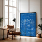 Kinetoscope (Spaulding/Smith) Patent Poster - Vintage Movie Invention Art Print, Industrial Wall Decor, Retro Film Poster (US867682-1)