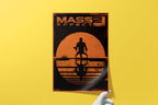 Mass Effect Trilogy Poster Set - Sci Fi Video Game Print, Shepard Saga Wall Decor, RPG Fan Gift Idea