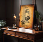 Kinetographic Apparatus Patent Poster - Vintage Camera Machine Print, Industrial Wall Art, Retro Cinema Wall Decor (US706113-1)