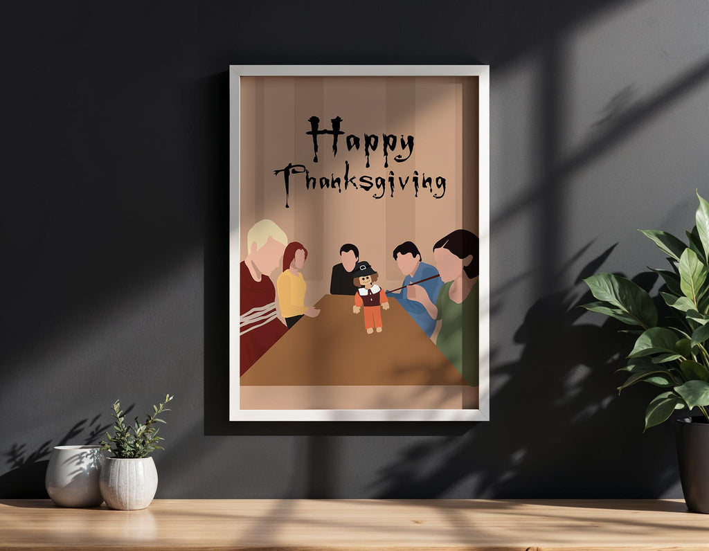 Buffy the Vampire Slayer Thanksgiving Poster - "Pangs" Episode Print, Cult 90s TV Show Decor, Horror Fan Gift