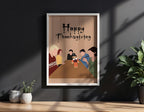 Buffy the Vampire Slayer Thanksgiving Poster - "Pangs" Episode Print, Cult 90s TV Show Decor, Horror Fan Gift