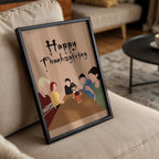Buffy the Vampire Slayer Thanksgiving Poster - "Pangs" Episode Print, Cult 90s TV Show Decor, Horror Fan Gift